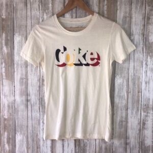 Coke Cream Outline Tee